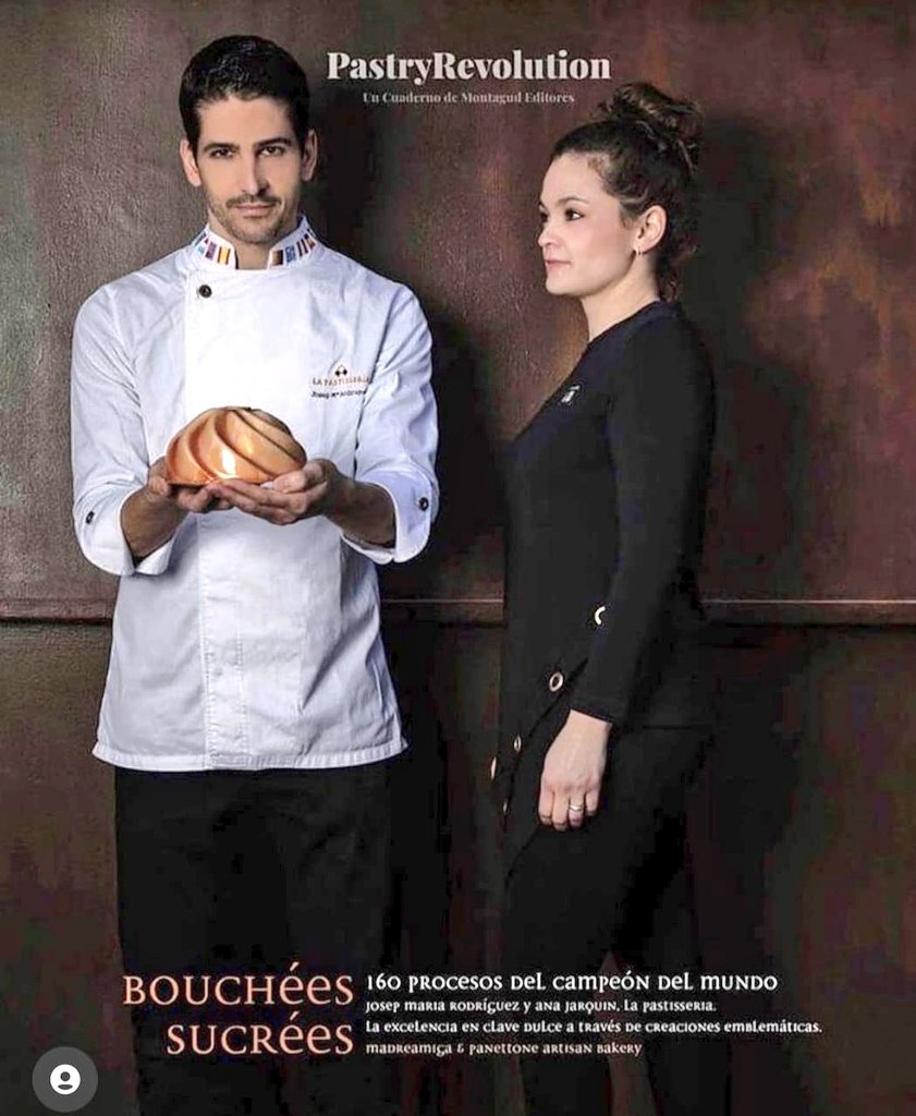 SilviaMongeP's tweet photo. Muchas gracias #PCBCreation por patrocinar la caja del nuevo Cuaderno @PastryRev #BouchéesSucreés de Josep María Rodríguez y Ana Jarquín de @lapastisseria ! 👏 Vuestra creatividad no tiene límites ! 🍫🍰 #pastrycheflife #decorpastisserie #pastrydecor @milhojas_bcn @Montagud1906 https://t.co/LxKeQawgTP