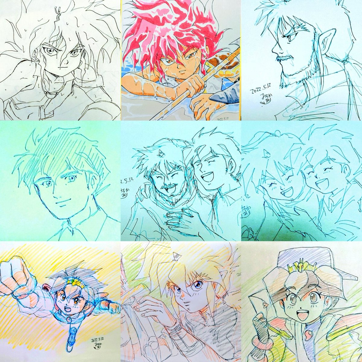 #今月描いた絵を晒そう 

リクエストさせて頂いたので数が半端ないかも💦

お付き合いくたさった方、本当にありがとうございました🌸 