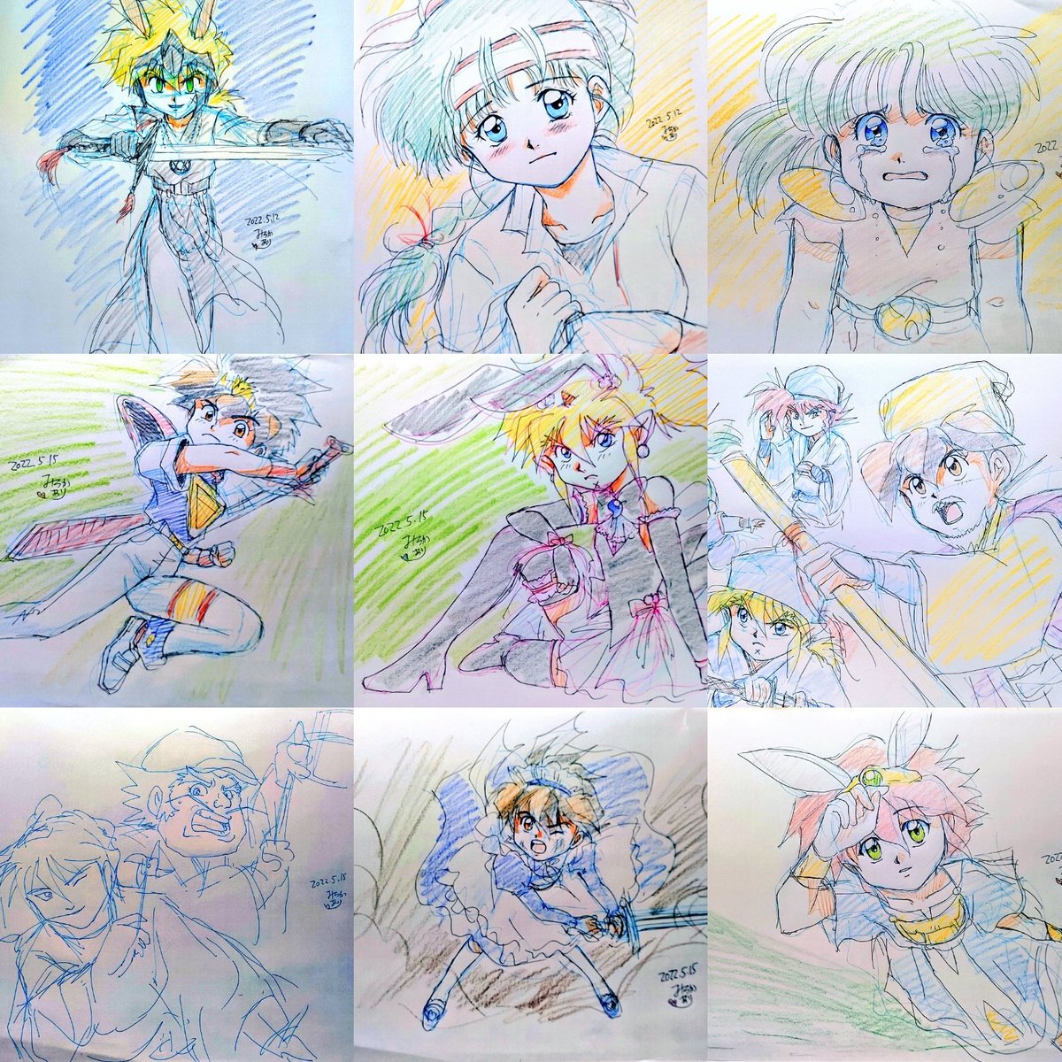#今月描いた絵を晒そう 

リクエストさせて頂いたので数が半端ないかも💦

お付き合いくたさった方、本当にありがとうございました🌸 