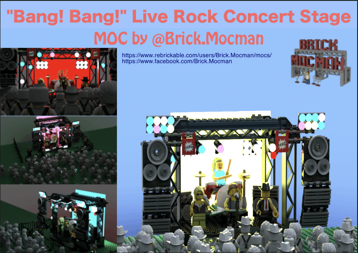 MocsMarket's tweet image. Rock Concert Stage by @Brick.Mocman Instructions ✍️Designed by Brick.Mocman
 #legocustominstructions #legocustomkit #legocustomkits #legoinstructions #legokit #legomoc #legomocs

Click here for more info and pics👇👇👇

mocsmarket.com/lego-mocs/rock…
