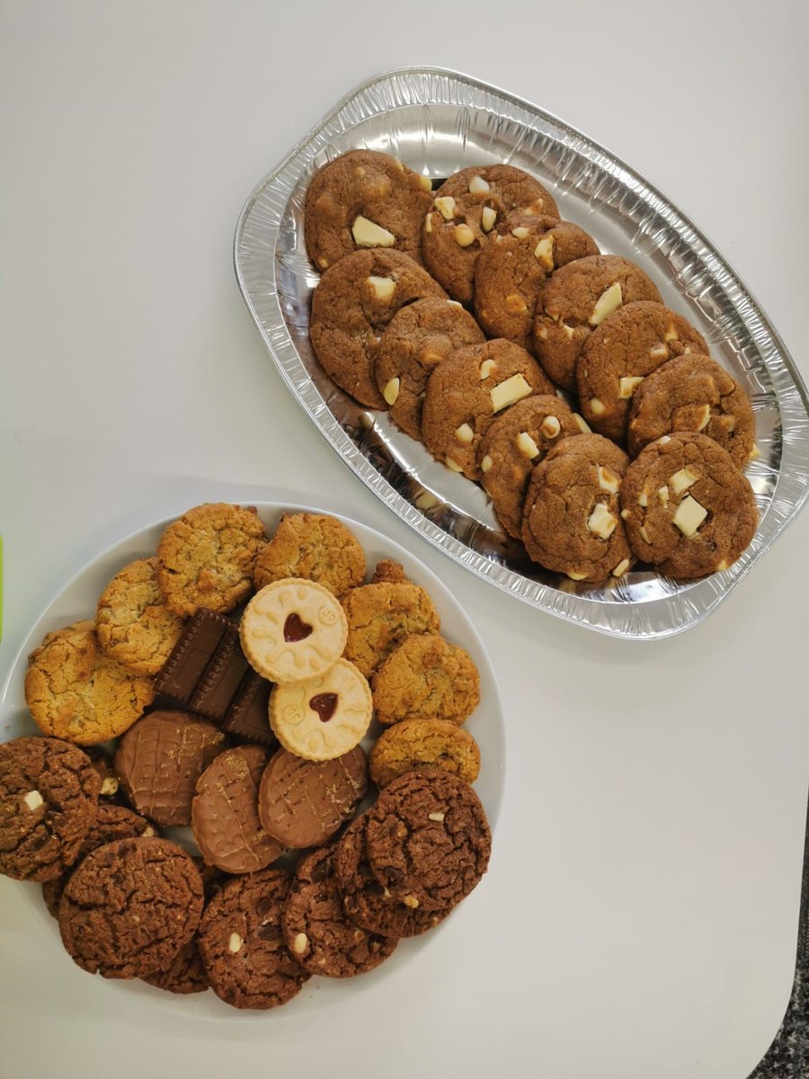 MjlAdvertising's tweet photo. Yesterday was National Biscuit Day🍪 The MJL team brought their favourite biscuits into the office to celebrate, what is your biscuit of choice? #nationalbiscuitday #sweettreats #officesnacks https://t.co/aDPKpdglV8