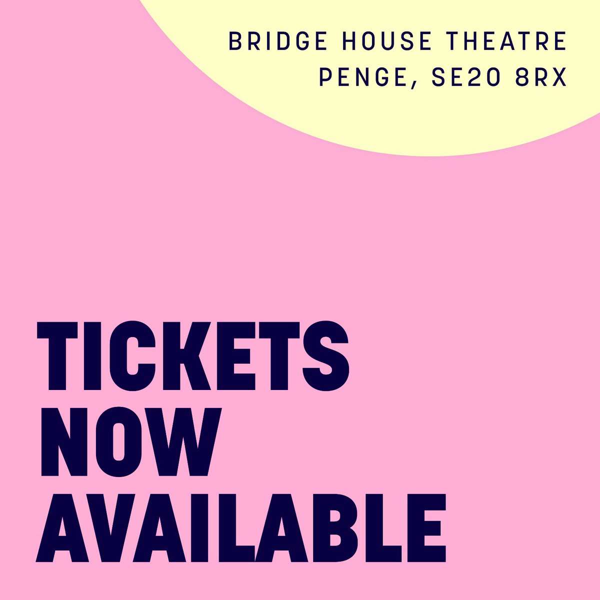 🌈 Sunday 26th June 🌈 

As part of <a href="/PengeFestival/">Penge Festival</a> we have a wonderful line up on our Pride Special at <a href="/PengeTheatre/">The Bridge House Theatre</a> it’s going to be amazing! 

@jenivescomedian
@AniaMags 
<a href="/kuanwen_huang/">Kuan-wen Huang</a> 
@josephemslie 
@josephparsonsha 

Tickets: live-from.co.uk (NHS Discount Available)