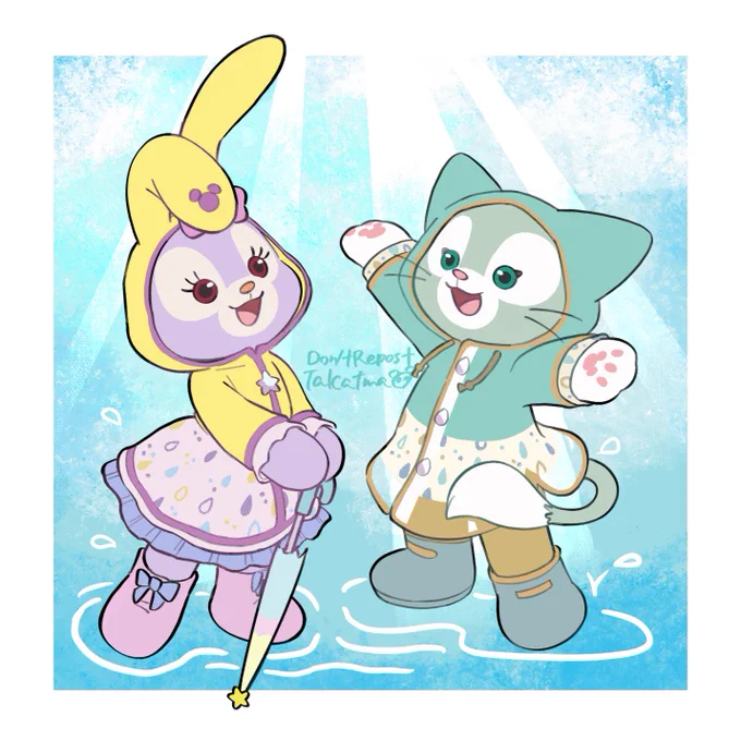 あ!雨がやんできたよ🌂 