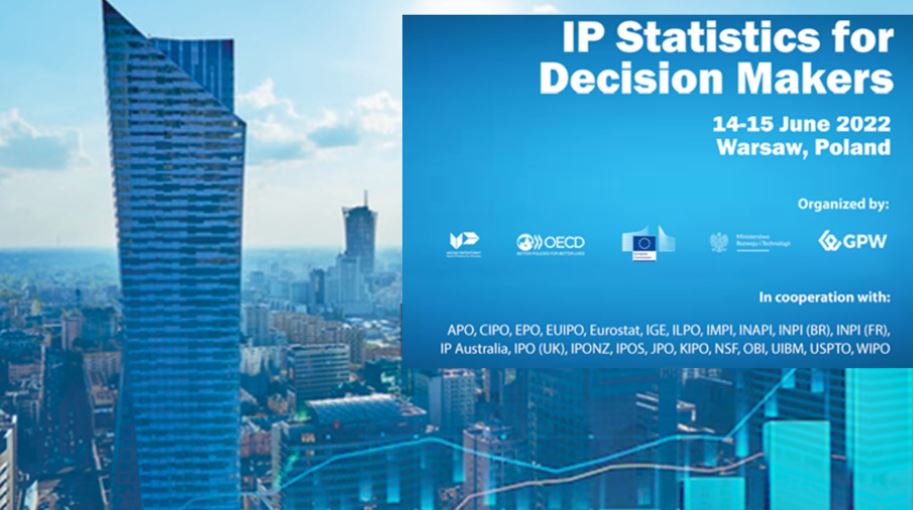 OECDinnovation's tweet photo. The 2022 #IntellectualProperty Statistics for Decision Makers conference offers a unique opportunity to discuss how #IPR-related statistics & analysis shape #innovation & economic performance 📊📈
🗓️ Join us in Warsaw 🇵🇱 or online on 14-15 June 👉 https://t.co/Lr9Xsq9hpp
#IPSDM https://t.co/1WvANRux5B