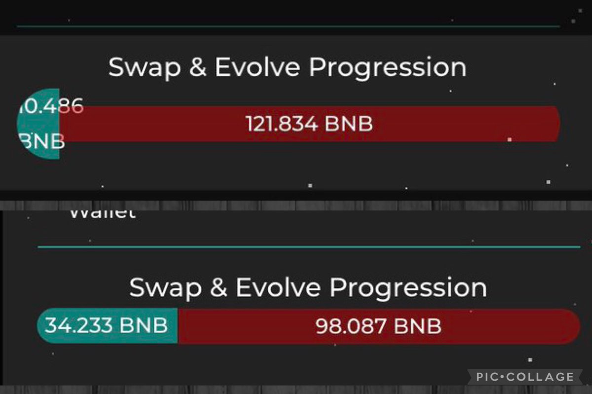 SafemoonWarrior's tweet photo. Eyeballing I would say the #SafeMoon Swap and Evolve progression bar has tripled 3x 🤔 https://t.co/a1kzo9cf2X