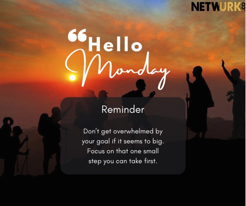 NetwurkCo's tweet photo. 🌄😄 HELLO MONDAY 😄🌄

#netwurkco #netwurk #instagram #influencer #influencermarketing #marketing #trends
#trending #genuinecontent #authentic #engaging #engagingcontent #company #campaigns #brands #socialmedia #happymonday #mondaymotivation #mondaymood https://t.co/cimOnDR3HC