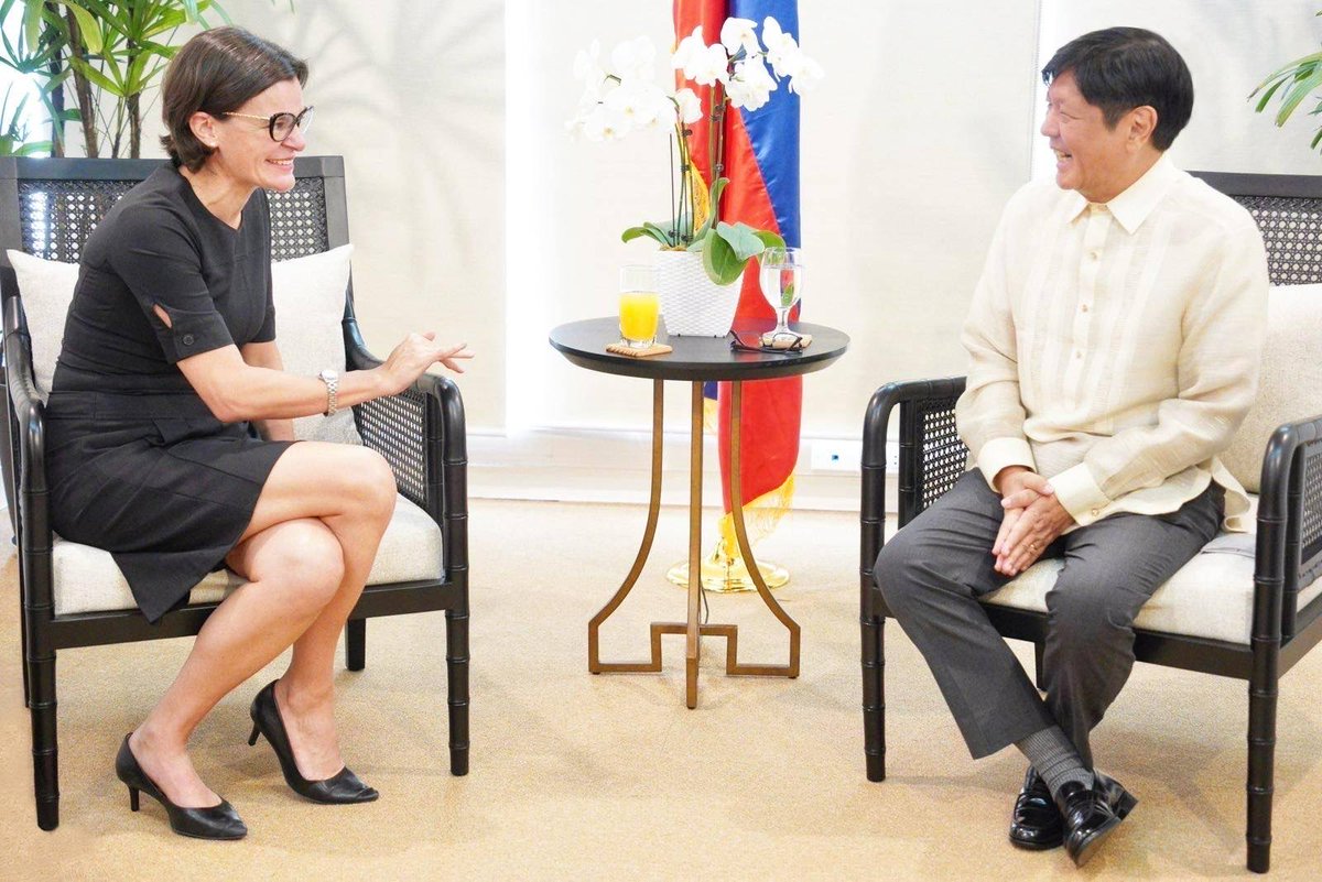 Earlier, I met with British Ambassador Laure Beaufils who surprised everyone with her impressive command of the Filipino language! <a href="/ukinphilippines/">British Embassy Manila 🇬🇧🇵🇭</a>