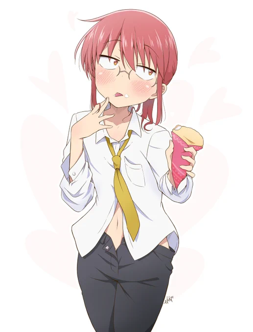 #今月描いた絵を晒そう

小林さんしか勝たん💪🏼🤤💨✨ 