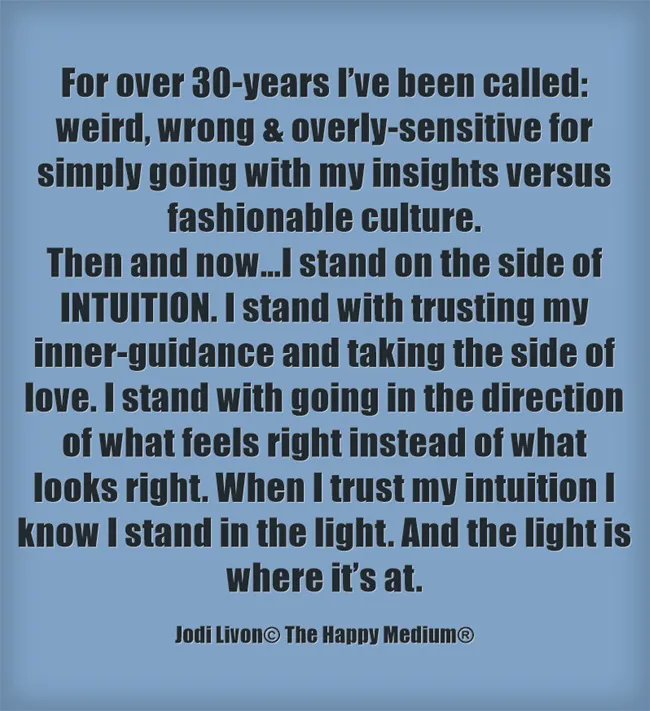 JodiLivon's tweet photo. I stand with trusting my intuition and taking the side of love. #quotes #inspirational #apprciation #intuition #trust #selfcare #theintuitivecoach https://t.co/JVzS5GcE4A