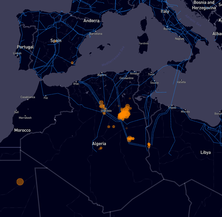 business's tweet photo. New scientific research suggests a giant gas field in North Africa has been emitting methane for decades https://t.co/2KS7O4bLyu https://t.co/jOvc0LgLNv