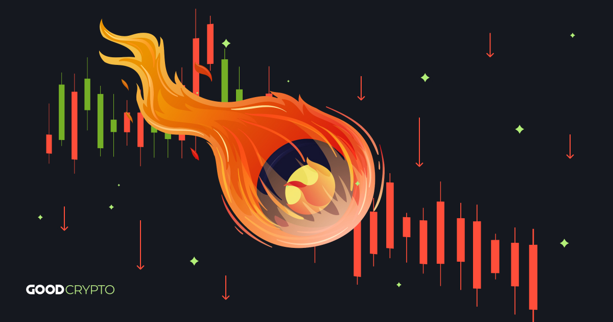 GoodCryptoApp's tweet photo. 1/4 ☄️ Investors are fleeing @terra_money as the price of LUNA 2 plummets 70% in two days

#LUNA2 being airdropped to investors who previously owned $LUNC, $USTC, and @anchor_protocol $UST as part of Terraform Labs creator @stablekwon's resurrection plan $aUST. https://t.co/pbhwkmi9Da