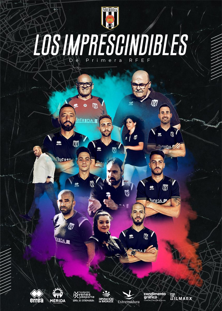 Merida_AD's tweet photo. 😍 Y nada de esto sería posible sin el gran trabajo que realiza nuestro cuerpo técnico: 

➡️ ‘𝐋𝐨𝐬 𝐈𝐦𝐩𝐫𝐞𝐬𝐜𝐢𝐧𝐝𝐢𝐛𝐥𝐞𝐬’ 

⚪️⚫️ ¡Sois muy grandes! ⚪️⚫️

#DelMéridaYdePrimeraRFEF https://t.co/FkLrVWgYux
