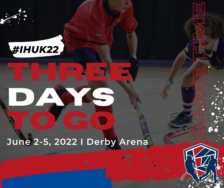 indoorhockeyuk's tweet photo. 3 days until we head to Derby Arena for the 2022 Grand Slam! 13 age groups will be taking part, including a brand new age group for #indoorhockeyUK - O50 Men! 
Who's excited? What are you looking forward to most? Let us know below...
#indoorhockey #mastershockey https://t.co/5KNX708UEg