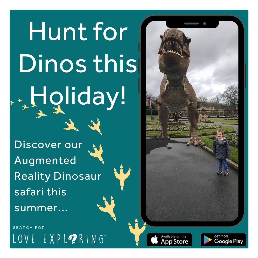 Have you tried the @LoveExploringHQ app's Dinosaur Safari? Download the app and take the kids out to track down prehistoric pals in #SouthTyneside this Half Term. 

Find out more at visitsouthtyneside.co.uk/loveexploring

#freethingstodo #loveexploring #familyfun