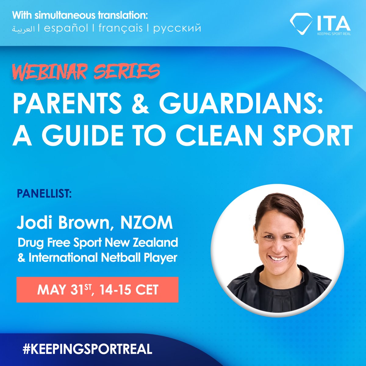 IntTestAgency's tweet photo. Tomorrow we speak about the important role parents and guardians have in their child's development as a clean athlete.

You can still sign up for this public webinar to know more about our expert guests' experiences and advice: https://t.co/HhUc717ySl

#KeepingSportReal https://t.co/9pfxMZD8JB