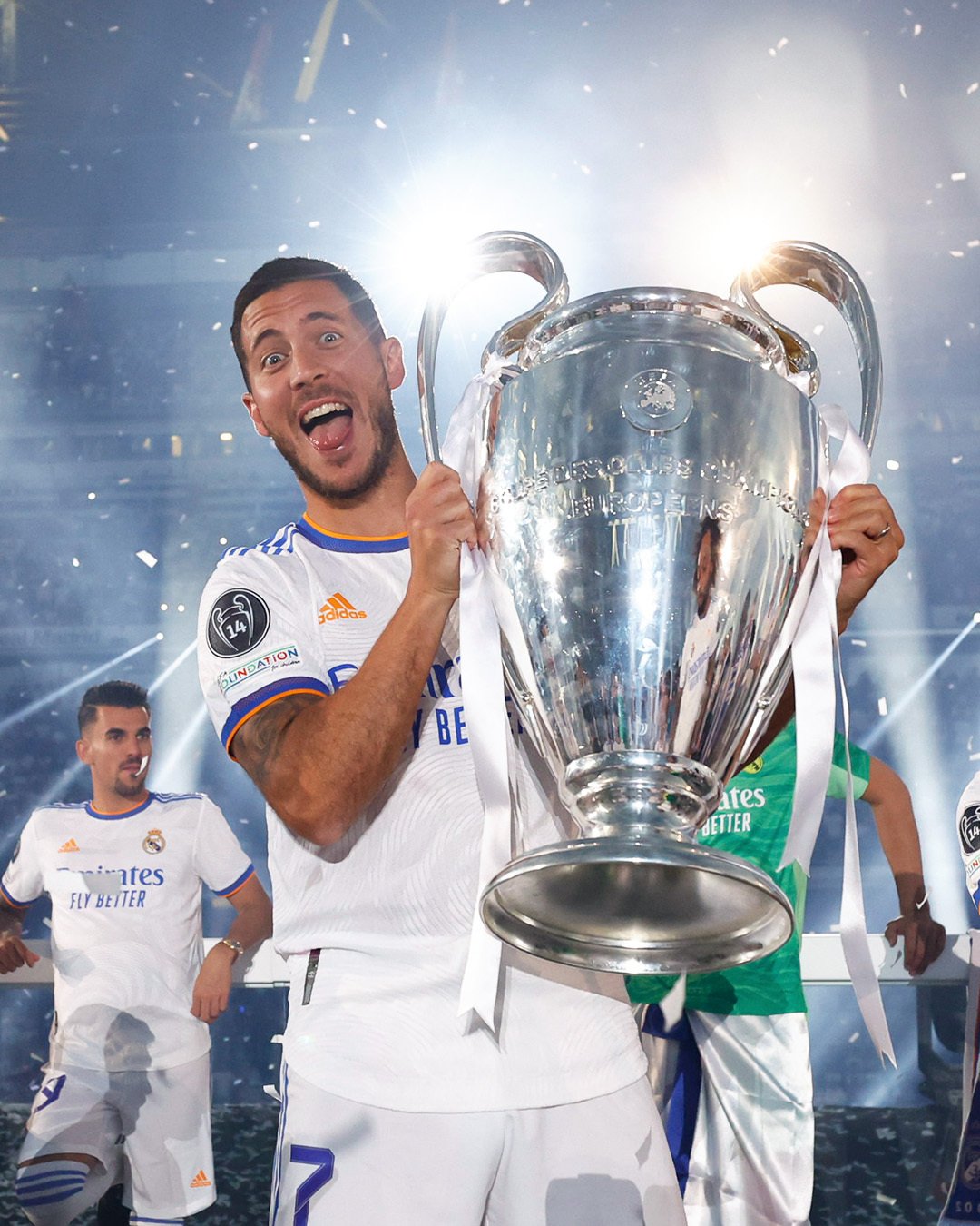 Eden Hazard assures Real Madrid fans that he will do wonders next season amid UCL Final celebrations