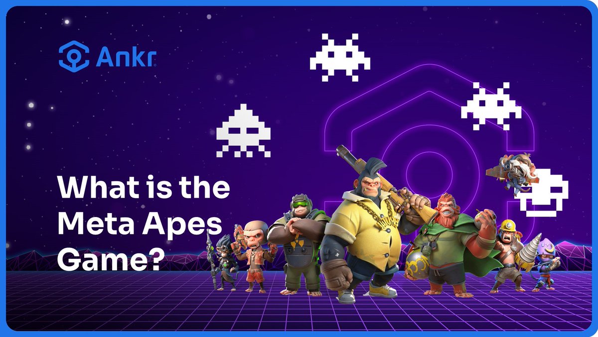 ankr's tweet photo. 🐵Meta Apes is the first Web3 game on #BAS (Binance Application Sidechain).

💡The new BAS framework allows developers to build extremely scalable dApps and games running on the @BNBCHAIN via dedicated sidechains. https://t.co/ZsM4a4r9bN