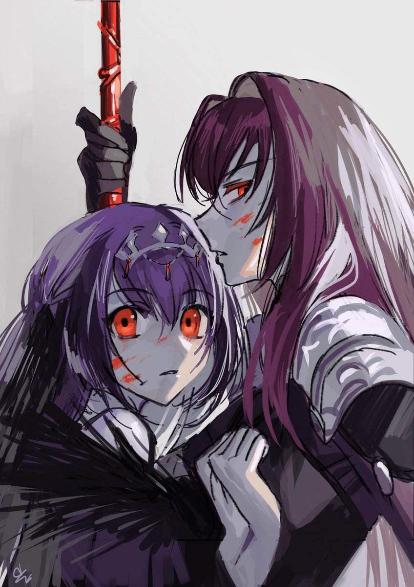 スカサハ(Fate) 「#今月描いた絵を晒そう 
意外とたくさん描いてました雑多だけど!
来月も～がんば」|あさ光/asamitsuのイラスト