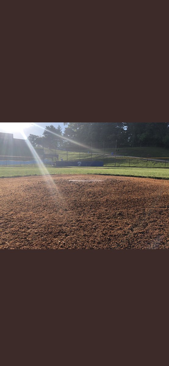 DemarestNv's tweet photo. Coach Talty is lights out when prepping mounds prior to games. Nothing but the best for the finals today. Reminder first pitch is 11 am. Going to be a beautiful morning with a great championship between Old Tappan and St. Joseph’s. @NJScom @BigNorthConBNC https://t.co/u3Sq61HTP5
