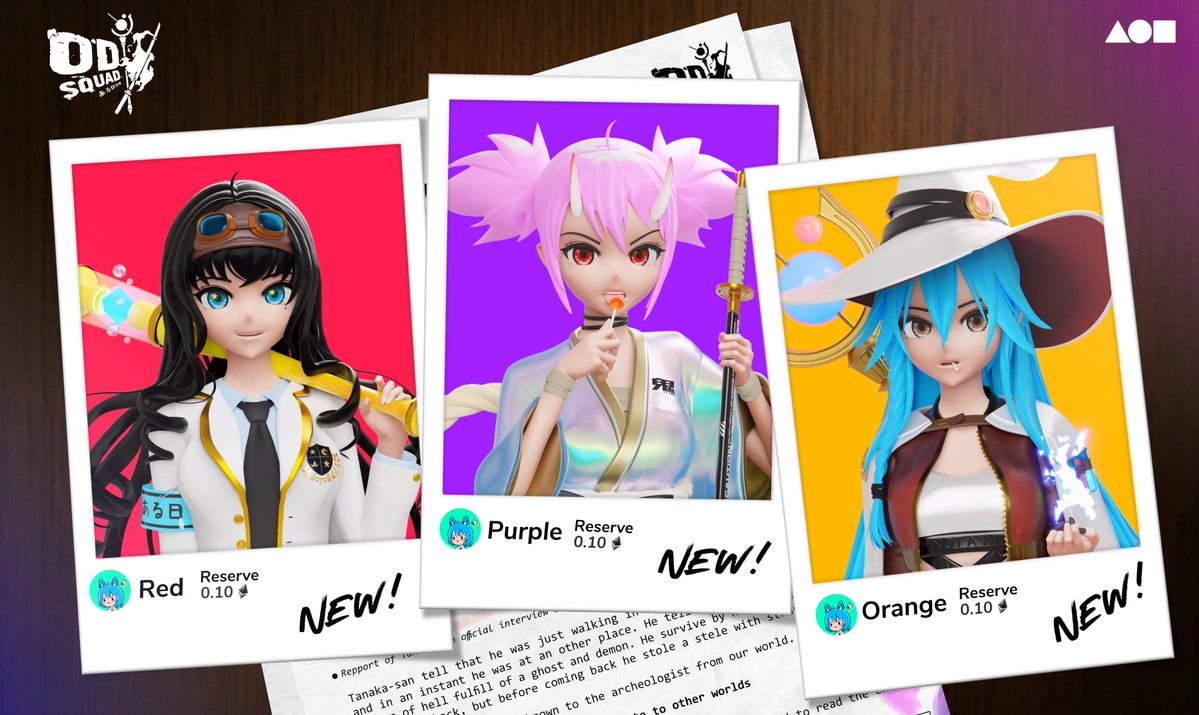 Here are the 3 newcomers to the One Day squad.

foundation.app/collection/one…
- 3D animation
- Out now
- Start at 0.1ETH like all items in OD collection

Hope everyone will like them 😊
(As a little artist every help is welcome)
#NFTs #NFTCommunity #nftcollectors #nftarti̇st