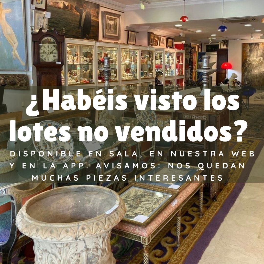 SUBASTASSEGRE's tweet photo. Lo que nos gusta que después de nuestras #subastas, sigáis viniendo a vernos a sala y descubráis tesoritos entre nuestros lotes no vendidos. Os recordamos que podéis consultarlos en nuestra web, nuestra app y, por supuesto, aquí, en sala. Os esperamos ☺️
#comprararte #arte https://t.co/uf2SYyNKwE