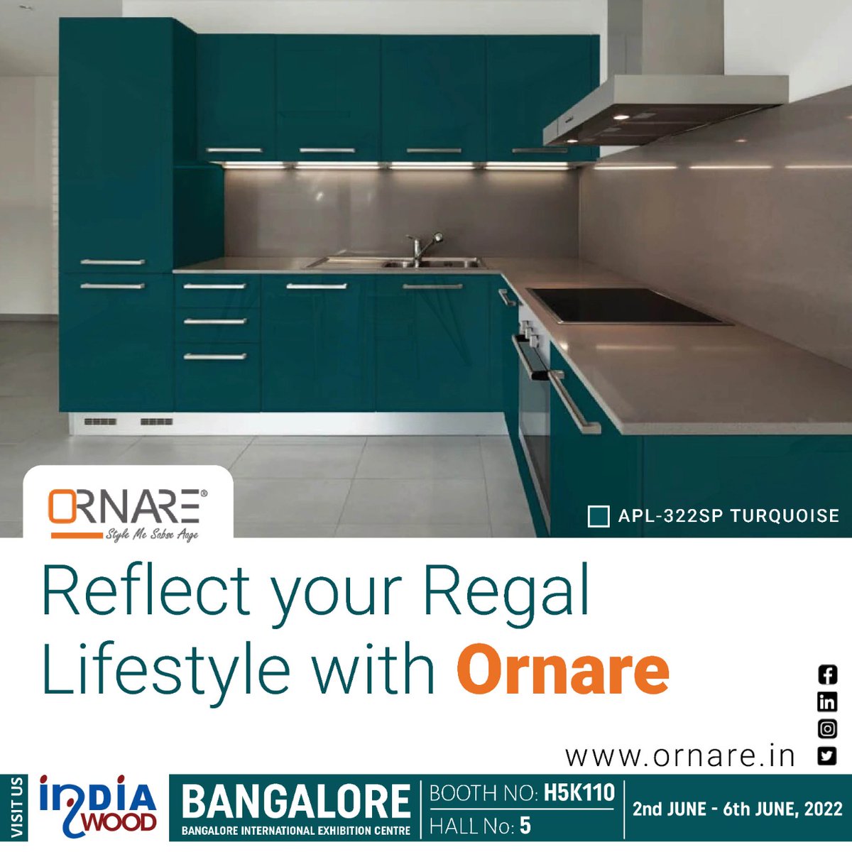 Ornare_Panels's tweet photo. As they say, your lifestyle reflects in the place you live in. The kitchen is the most prominent part of your home that needs to be designed carefully with spectacular #Ornare #Endlesspanels. Visit us at #BIEC to experience the imaginary world turning into reality. 

#indiawood https://t.co/ROHzeEbzx9
