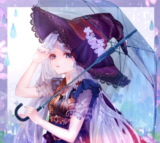 「 紫陽花魔女 」wip

雨の日のあじさい魔女のイラストです。

#TLに紫陽花を咲かせよう  #紫陽花  #梅雨 
#イラスト 