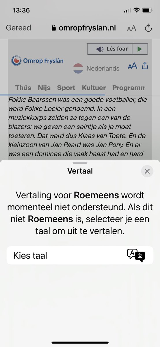 KWdeBolder's tweet photo. @gjnagel Jammer dat mijn telefoon het Roemeens niet vertaald…. https://t.co/m6zXoGeUJ7