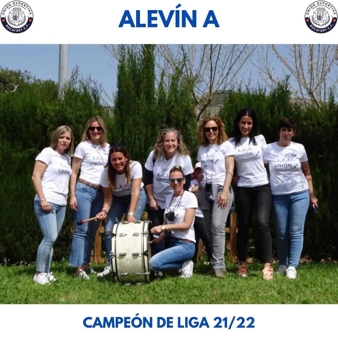 🏆 C A M P E O N E S 🏆

El Alevín "A" ha conseguido proclamarse de manera muy meritoria campeón de liga.

🔝 Los de <a href="/marcosferrandog/">Marcos Ferrando Guadas</a> y <a href="/monforteeee/">Mario Monfort</a> han hecho un temporadón en su último año de fútbol 8.

🗣️ ENHORABUENA CAMPEONES, OS LO MERECEIS 🤞🏻👏🏻🎊🎉
 
🙌🏽 ¡1, 2, 3 UNIÓN!🔵⚪️