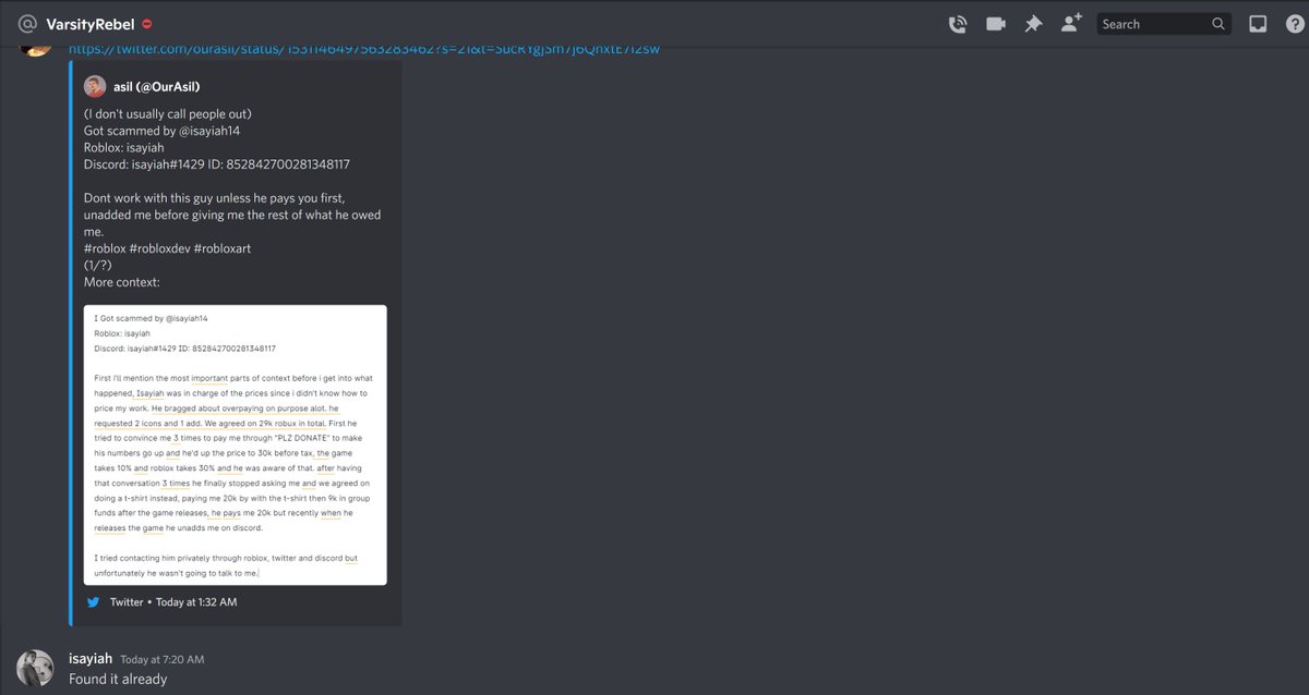 isayiah14's tweet photo. @OurAsil Unfortunate to see these impulsive accusations arise, Asil, takes a lot more than just twitter, to try to get me in trouble just because I unadd you? The agreement was that If I use your Group Icon, that I pay you 9K After releasing Krazy Karts, I am not, Nor will I use it ever. https://t.co/9txz4N787b