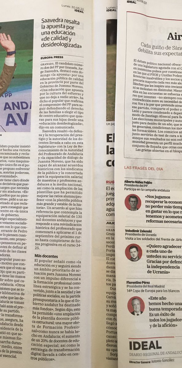 santia2015's tweet photo. Alguien puede explicar qué diferencia hay entre la Educación del Gobierno Socialista de España y la de la Junta de Andalucia? Por cierto cómo se pueden equiparar salarios sin presupuesto? Dónde está la transformación digital? Dónde está el decreto que baja las ratios? Palabras… https://t.co/98qOPTaF7z