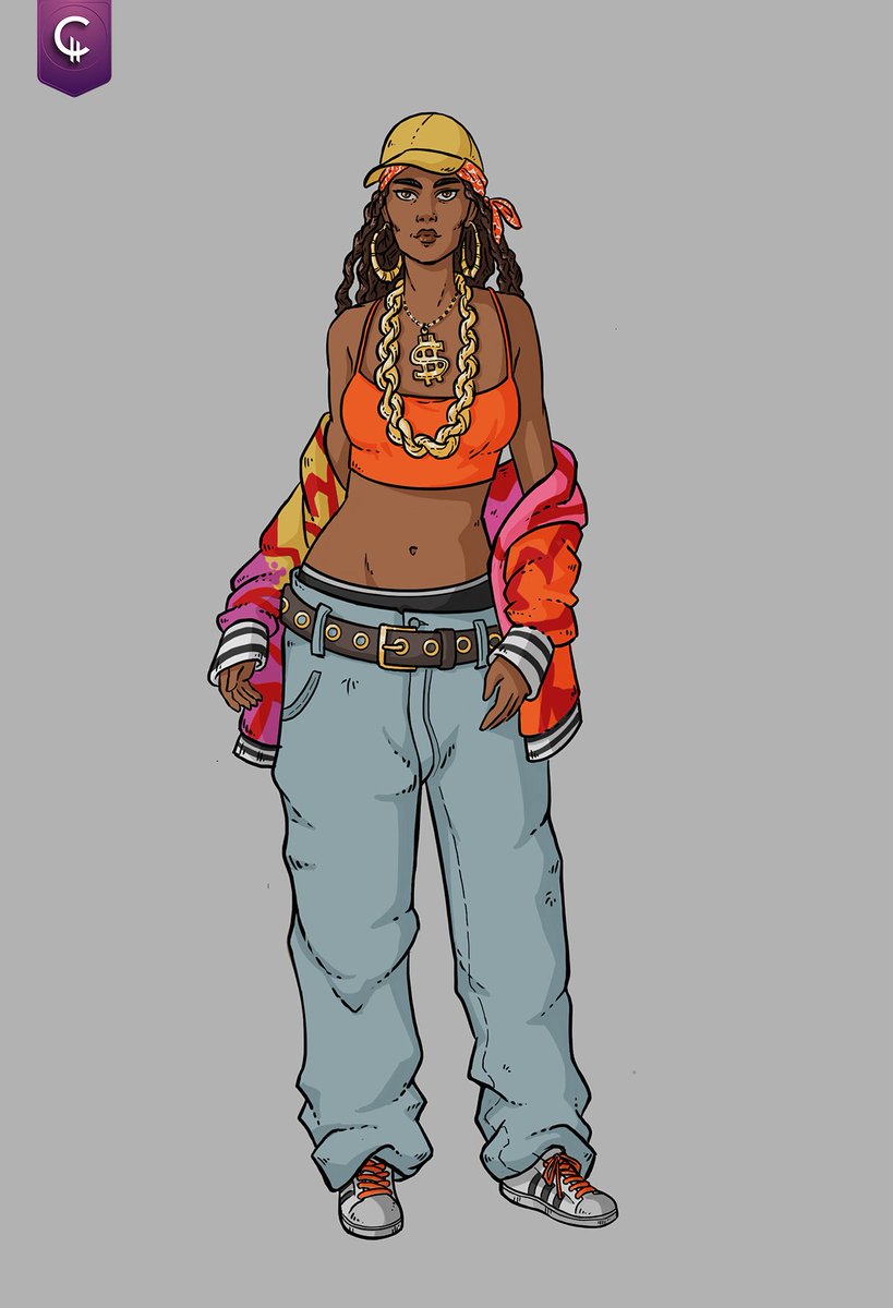 playcivitas's tweet photo. GM! Let's kick off the week with a new #conceptart leak. Different times and ages coexist in Civitas, which is why you can expect modern civilizations to have modern styles, like grunge.

#90sthrowback #characterdesign #videogameart

PS: major announcement in the first comment! https://t.co/a8HBuesMrZ