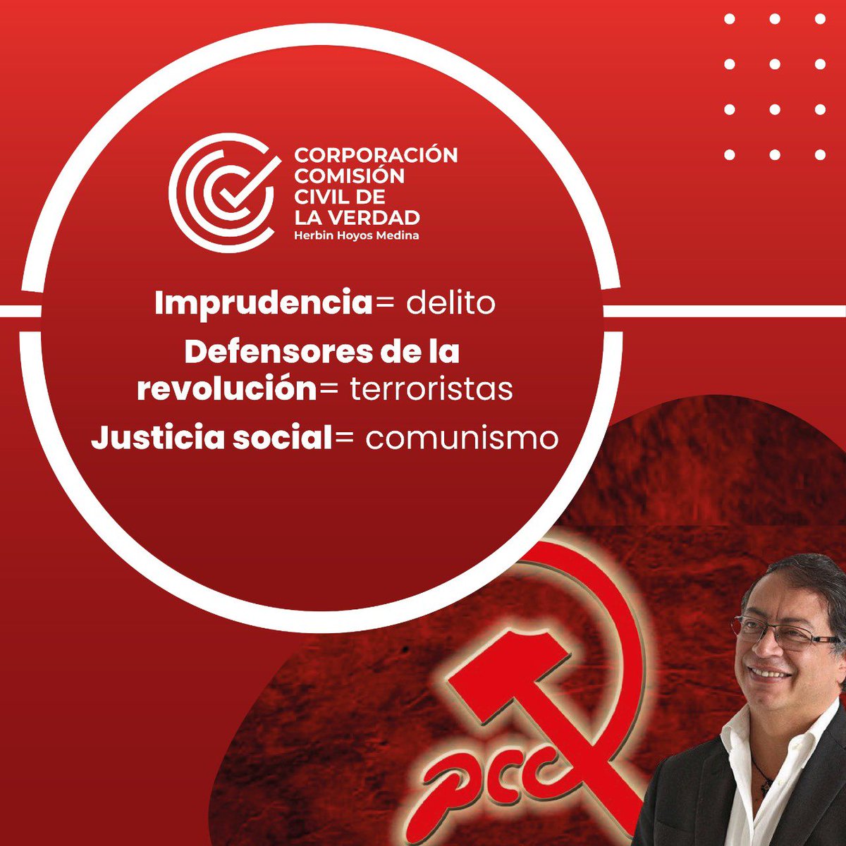 ccverdad's tweet photo. #EleccionesColombia | En nuestro lunes electoral, es hora de darle el nombre que se merecen aquellos candidatos que se burlan del país y nos manipulan. #VotoConsienteEs por aquel que no represente un riesgo para la democracia. #LaPrimeraVueltaFue https://t.co/OPRFjNrGcN