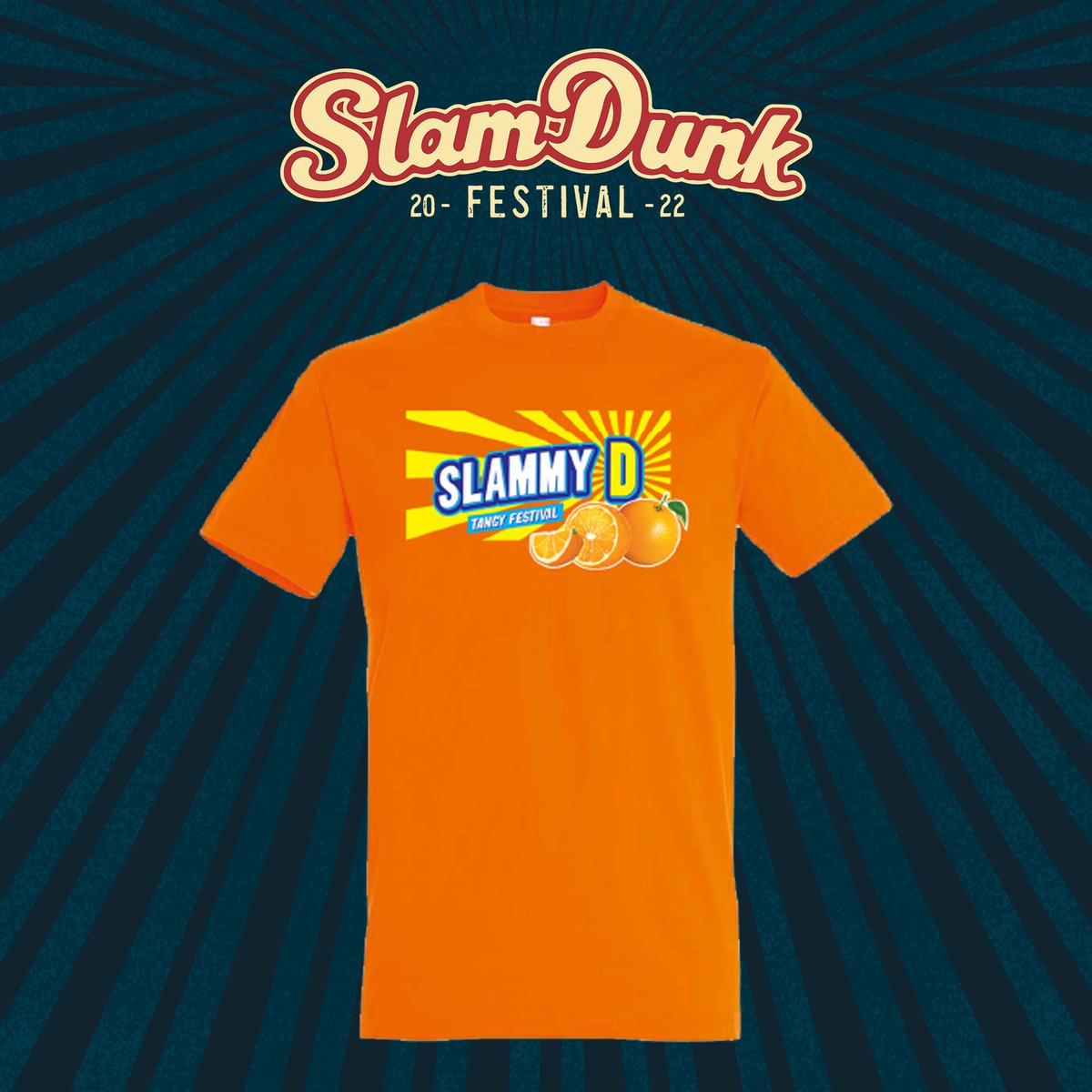 SlamDunkMusic's tweet photo. We have decided to fully embrace the nickname some of you lovingly give to the festival... Therefore please see the one and only t-shirt that will be on sale at this year’s festival! #SDF22 https://t.co/xUbDYALoYJ