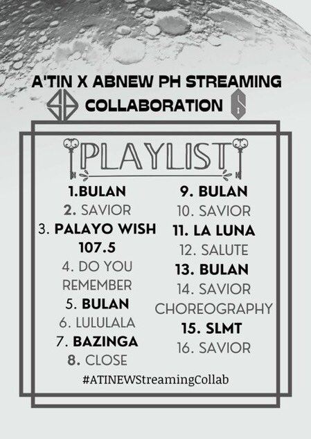 swagbisdaks19's tweet photo. Pagpatak ng dilim at susunod na bersikulo, ang Bulan ay matatanaw sa buong mundo.
Could you feel the gravity? If you haven't, come and join us with our second playlist! ππ
π: https://t.co/RlsrdoHjraβ¦
BULANxSAVIOR ChemistryStream
@felipsuperior #FELIP
#ATINEWStreamingCollab https://t.co/LSEk5VxCos