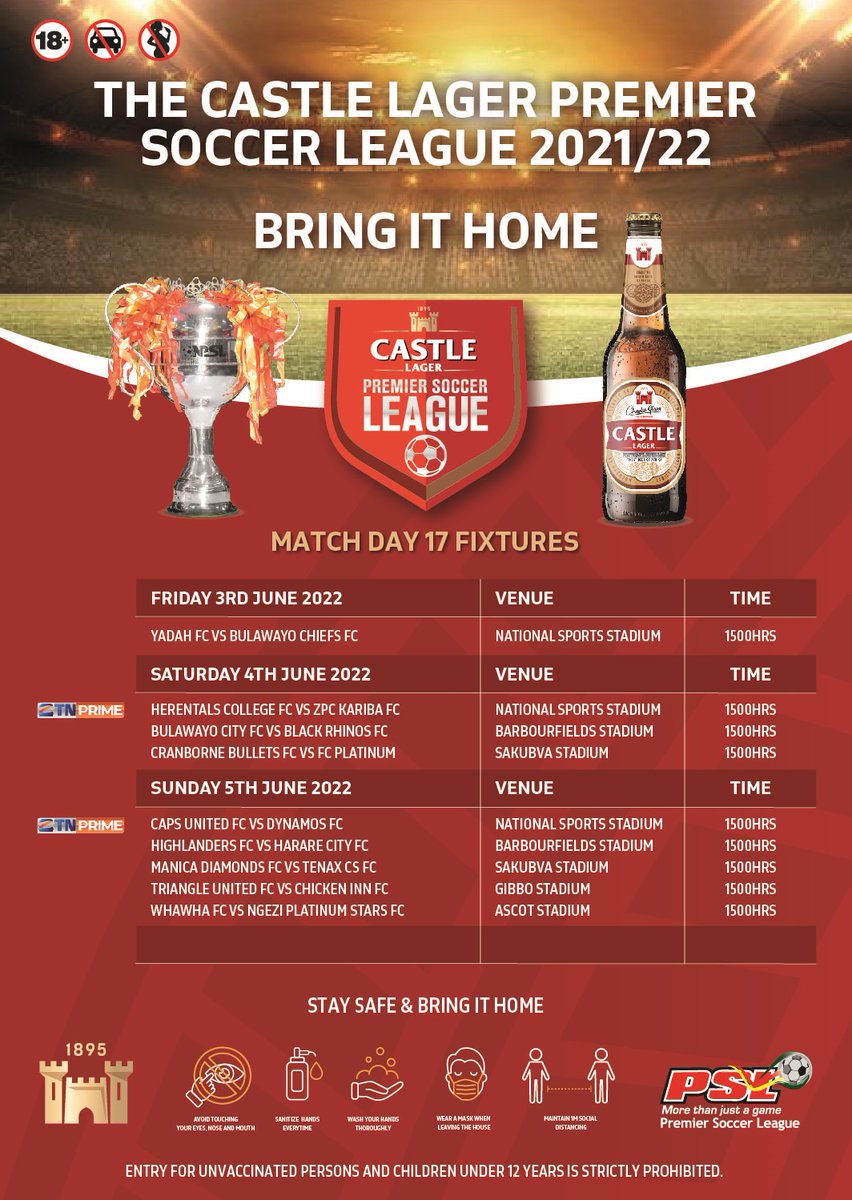 CastleLagerPSL's tweet photo. Castle Lager PSL Matchday 17 Fixtures https://t.co/Z6ZcNNpo45