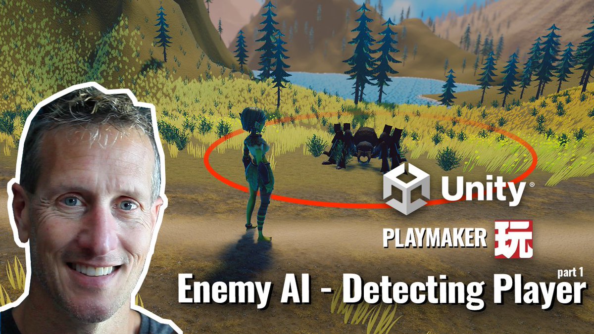 BlizStudio's tweet image. Unity Playmaker 3rd Person Enemy AI Detecting Player Range - part 1 youtu.be/sF90J0_2_20 via @YouTube @blizstudio @HutongGames @unity #gamedev #unitytutorials