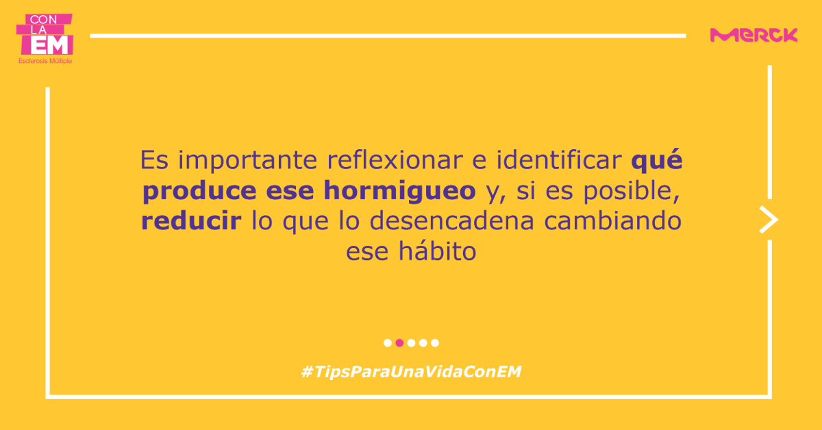 ConLaEM's tweet photo. El hormigueo, tanto en las piernas como en otras partes del cuerpo, es común en la EM,😵💫 de hecho, suele ser de los primeros síntomas, aquí te traemos algunos tips para lidiar con ello,💪¿y tú? ¿Qué haces cuándo tienes esta sensación?👇 #tipsparaunavidaconlaem #parestesia https://t.co/MkhsB3MXf7