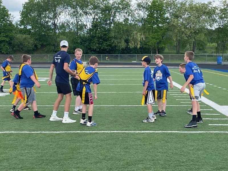 Great job to all that attended the annual youth camp and flag football tournament this past week!  Great to see so many young and excited Hounds!