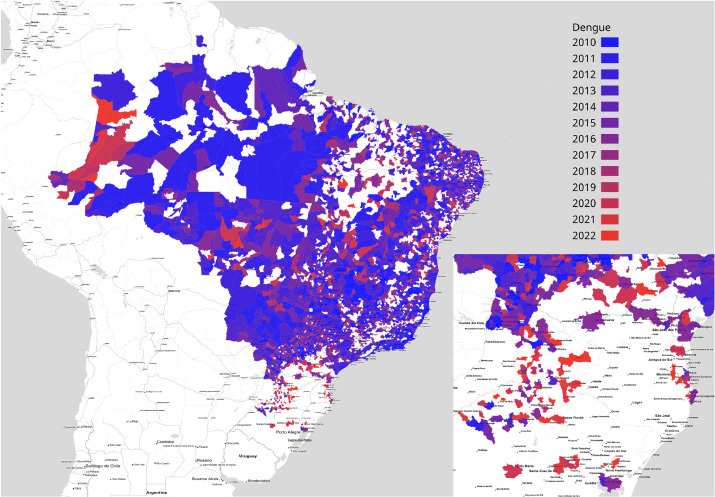 Fast expansion of #dengue in #Brazil. 'We argue for the development of new tools to monitor the dissemination of arboviruses, including the large-scale implementation of trap-based #mosquitosurveillance, (...)'
hubs.li/Q01cnmvQ0