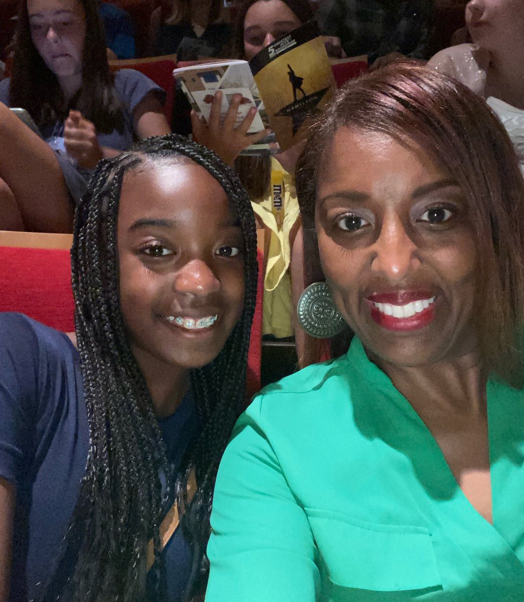 The highlight to my weekend was surprising our girls with tickets to see Hamilton! #Surprise #Hamilton #M&amp;M