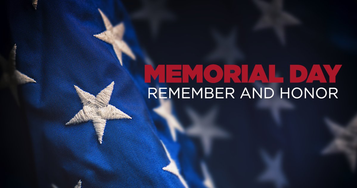 Today, we remember and honor the brave men and women who gave their lives for our freedom. ❤️🤍💙🇺🇸