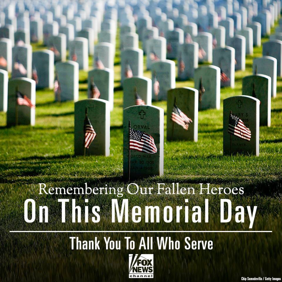 This Memorial Day, we honor the men and women who gave their lives fighting for our great country. Thank you to those who made the ultimate sacrifice to protect us and ensure our freedoms.