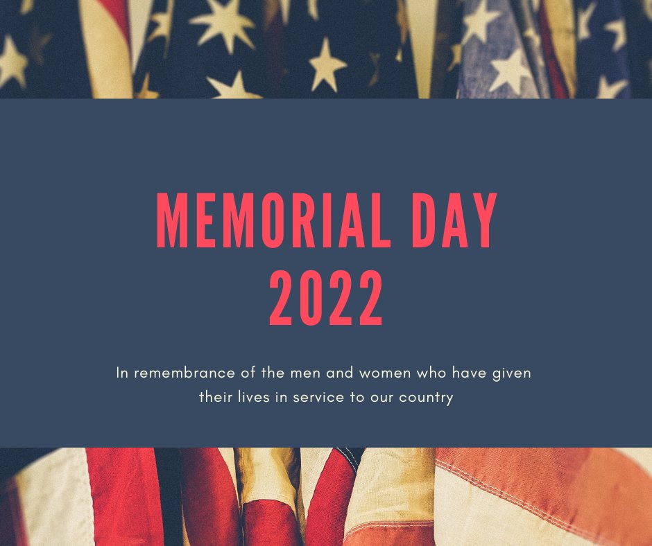 This #MemorialDay we remember the men and women who have given 
their lives in service to our country