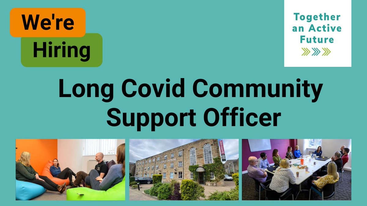 We're hiring 📢 Looking for a Long COVID Community Support Officer to join our Lifestyles Hub team here in Pennine Lancashire 🤩 

Role description and how to apply here 👇
ow.ly/rqPn50JkM3J

#lancashirejobs #northwestjobs