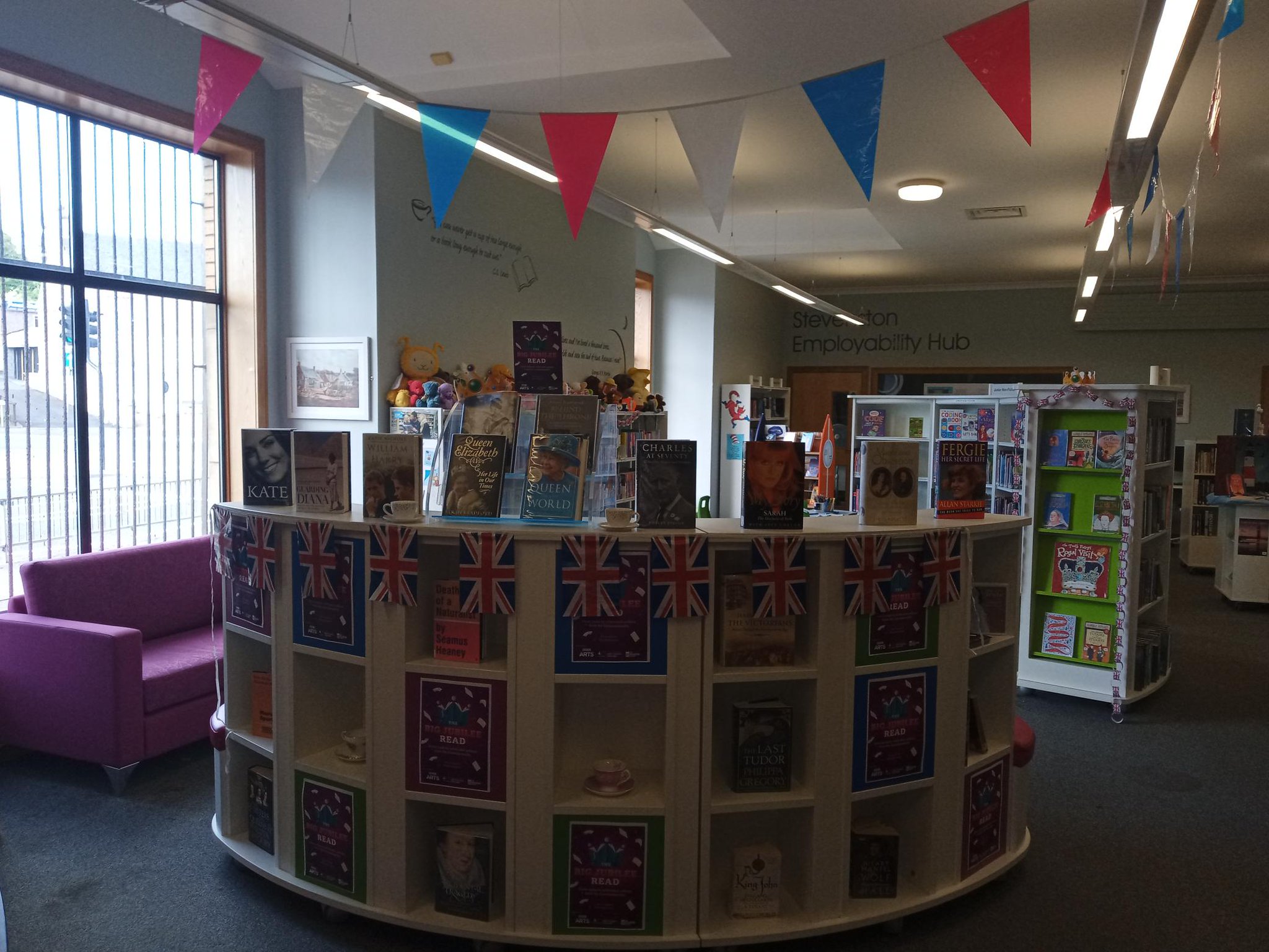 North Ayrshire Libraries on Twitter "Pop into Stevenston Library and pick up a Jubilee craft