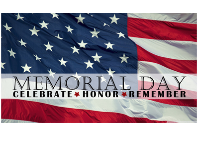 Happy Memorial Day to past, present and fallen soldiers. Today we honor you, and salute you for defending our country and our freedom.