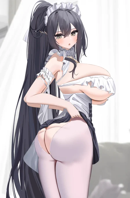 けだるいメイド様
#アズールレーン 