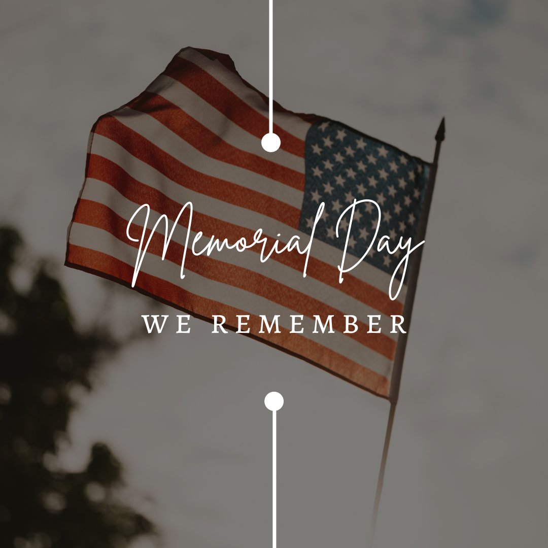The_LASSI's tweet photo. Today we remember the men and women who made the ultimate sacrifice for our country.

Just a reminder, our office is closed today in observance of Memorial Day. https://t.co/w87HcAH5kV