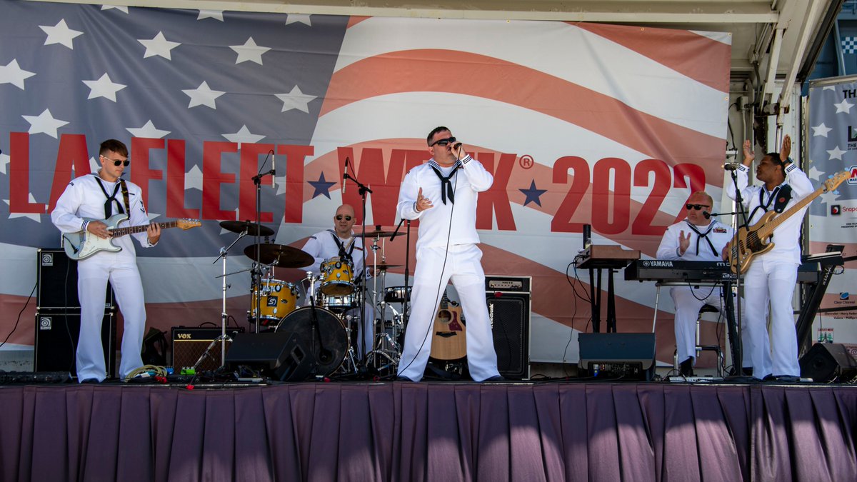 Navy Band Southwest “The Destroyers” perform during Los Angeles Fleet Week, May 29, 2022. U.S. Navy photos by MC3 Isaak Martinez #USNavy #GoNavy #Navy #Sailors #USmilitary #KnowYourMil #Expeditionary #ForgedBytheSea #USPacificFleet #USSEssexLHD2 #LAFW2022 #LAFleetWeek2022